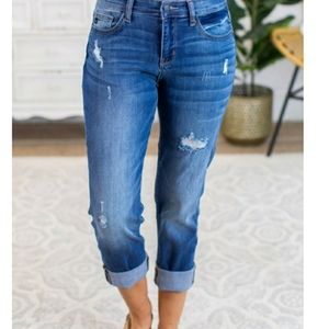 Judy Blue Women's Distressed Jean's 18W